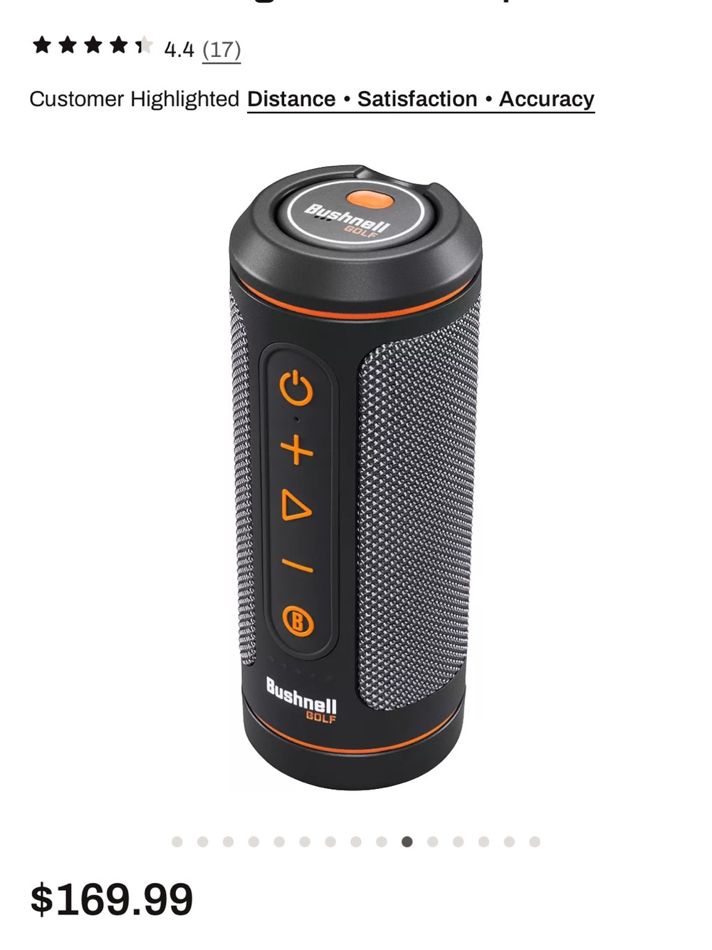 Bushnell Golf Wingman 2 GPS Speaker